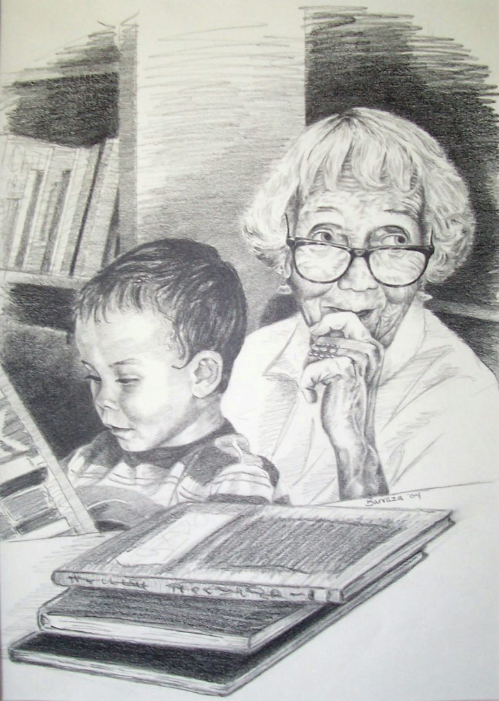 Shirley & Teo, Winston Bookmobile Patron